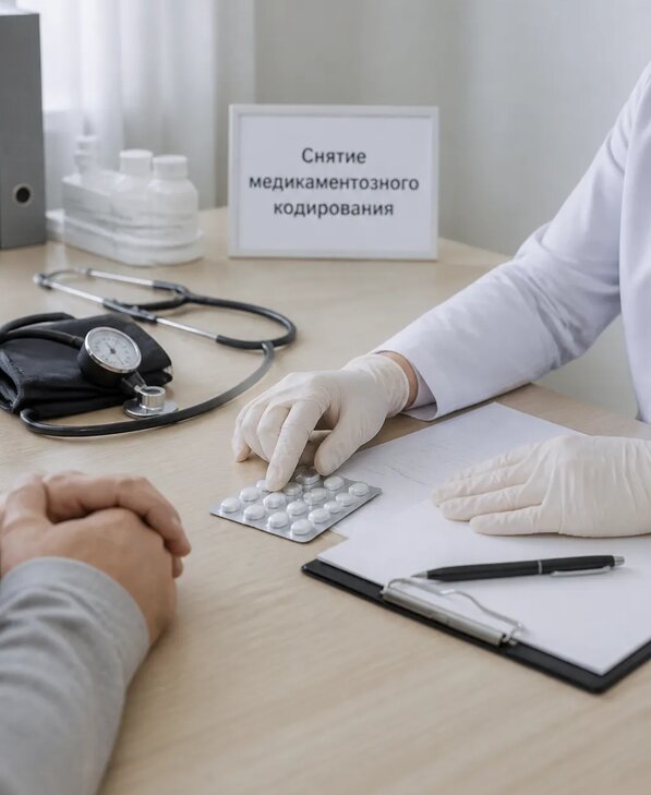 Снятие медикаментозного кодирования в Мелеузе от 5115 р. | Медзона